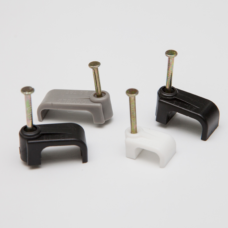 Flat cable clips