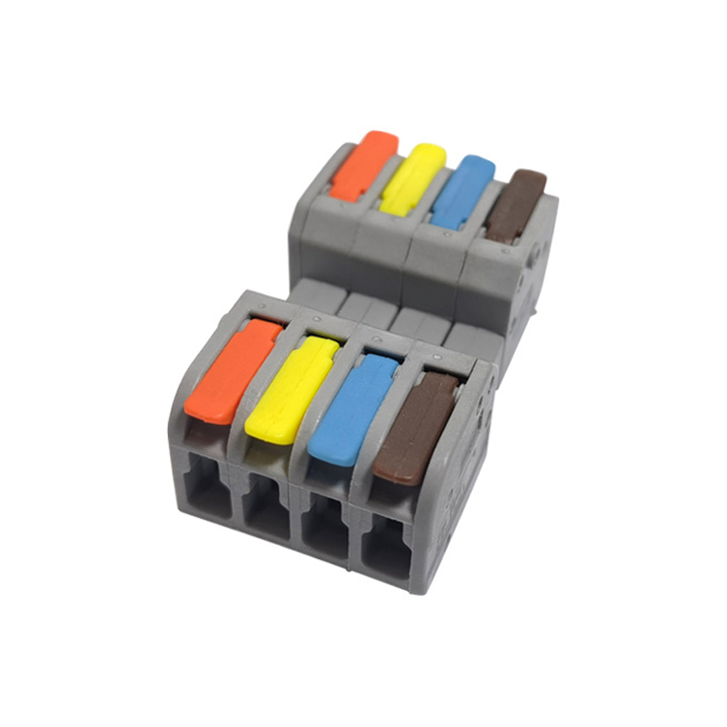 SZS-2604D-4 4 in 4 out Colorful Handles