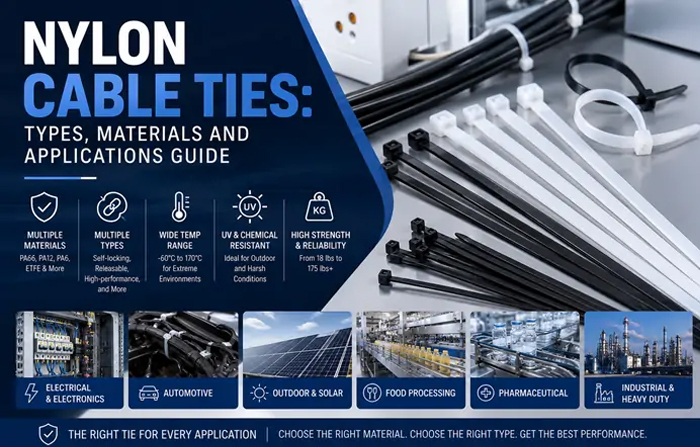 Nylon Cable Ties: Types, Materials and Applications Guide