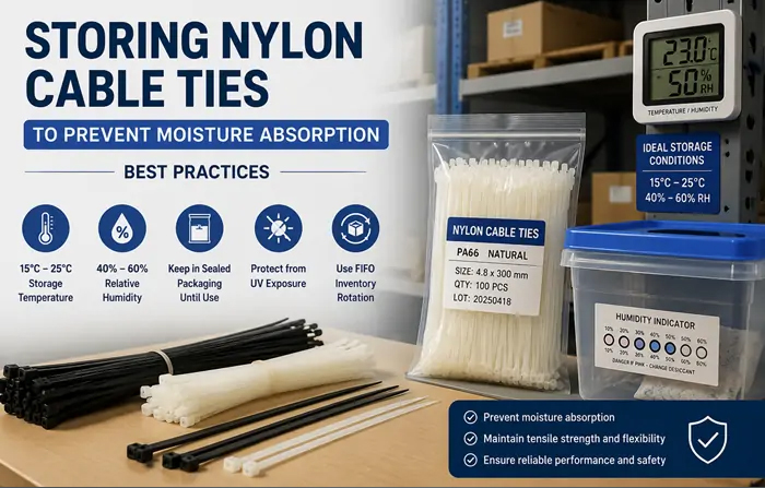 Storing Nylon Cable Ties to Prevent Moisture Absorption – Best Practices